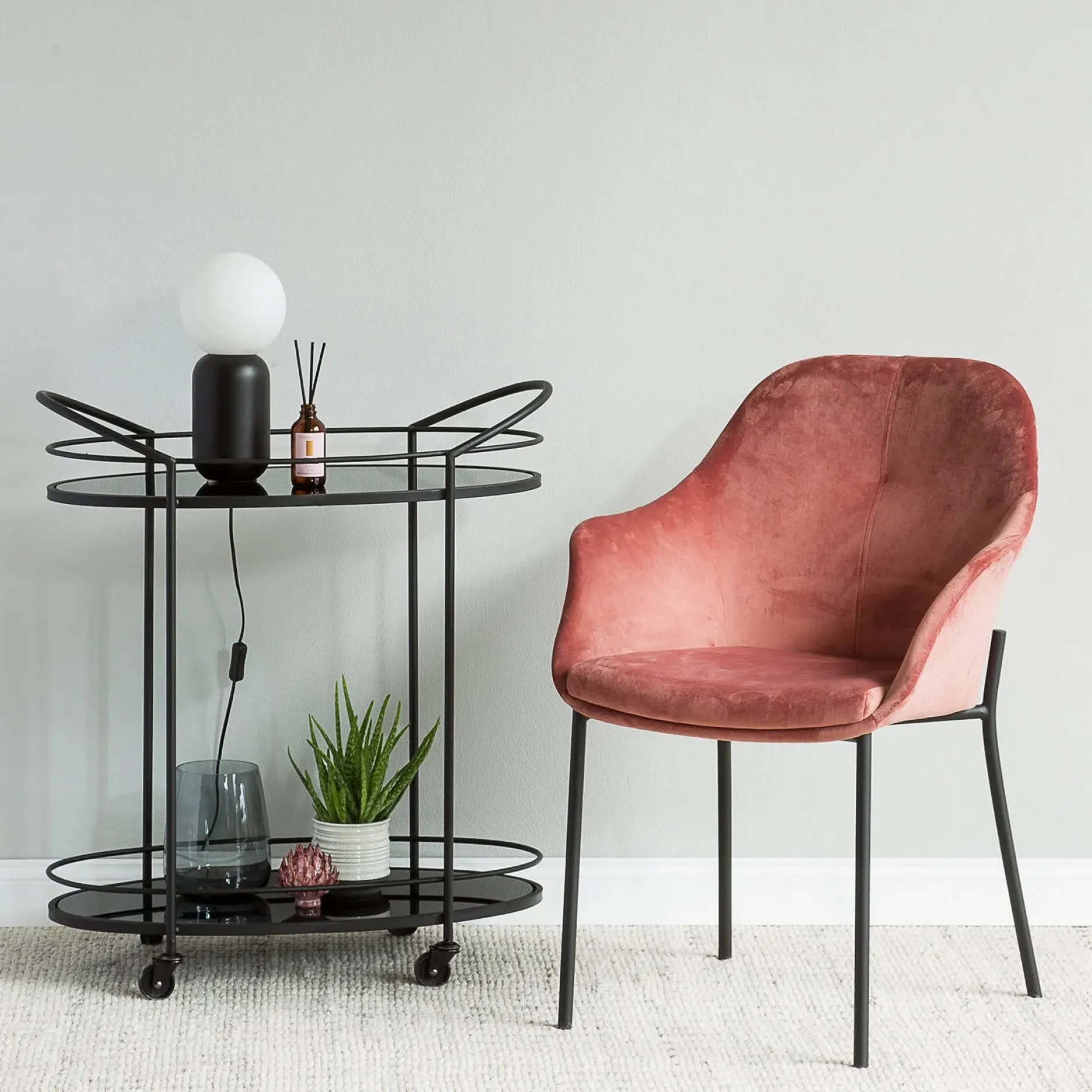 Furniture by Sinnerup Bar- & Rulleborde-Norma oval rullebord