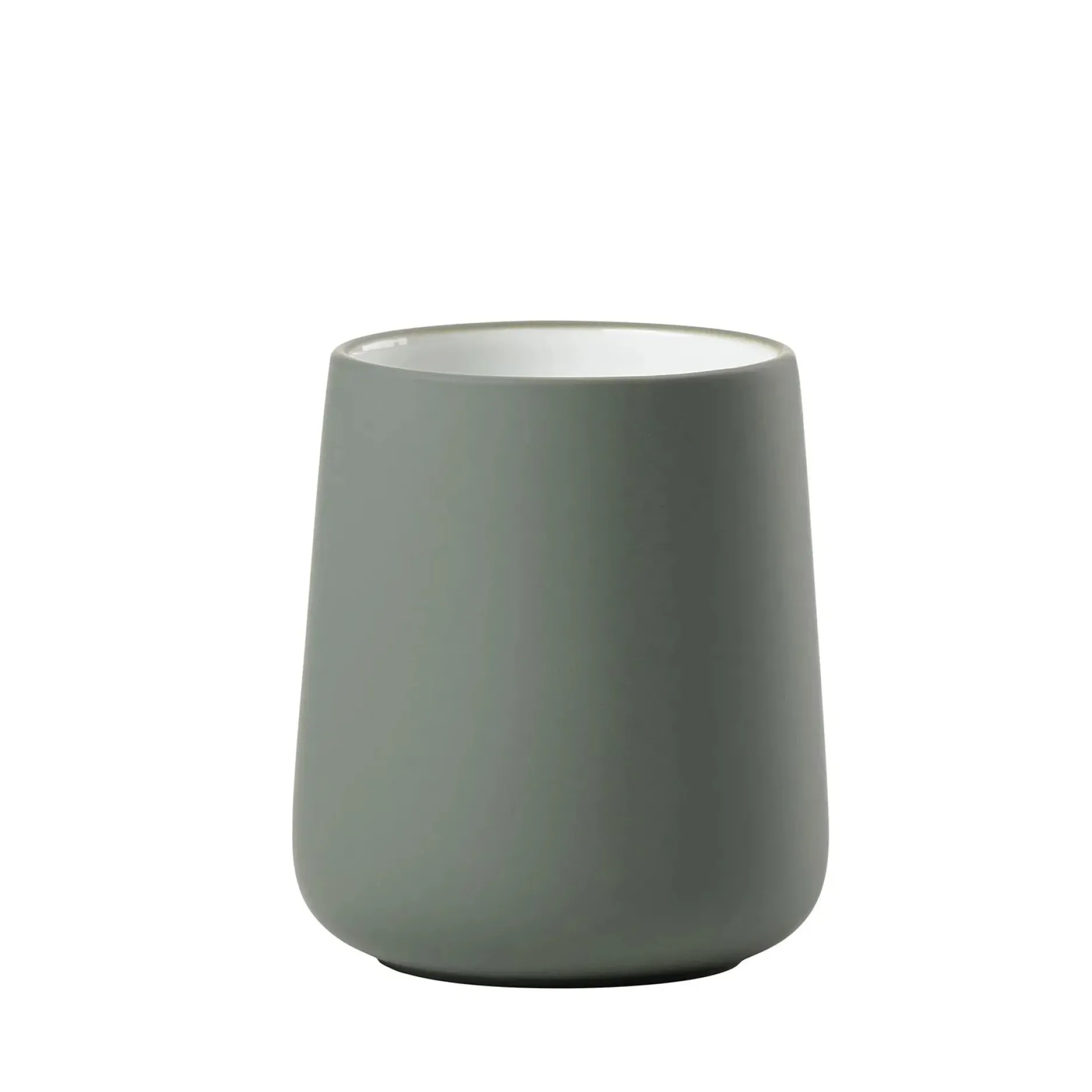 Zone Tandbørsteholdere-Nova tandbørstekrus olive green