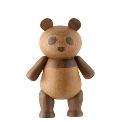 Sinnerup Figurer|Figurer-Panda i eg/valnød