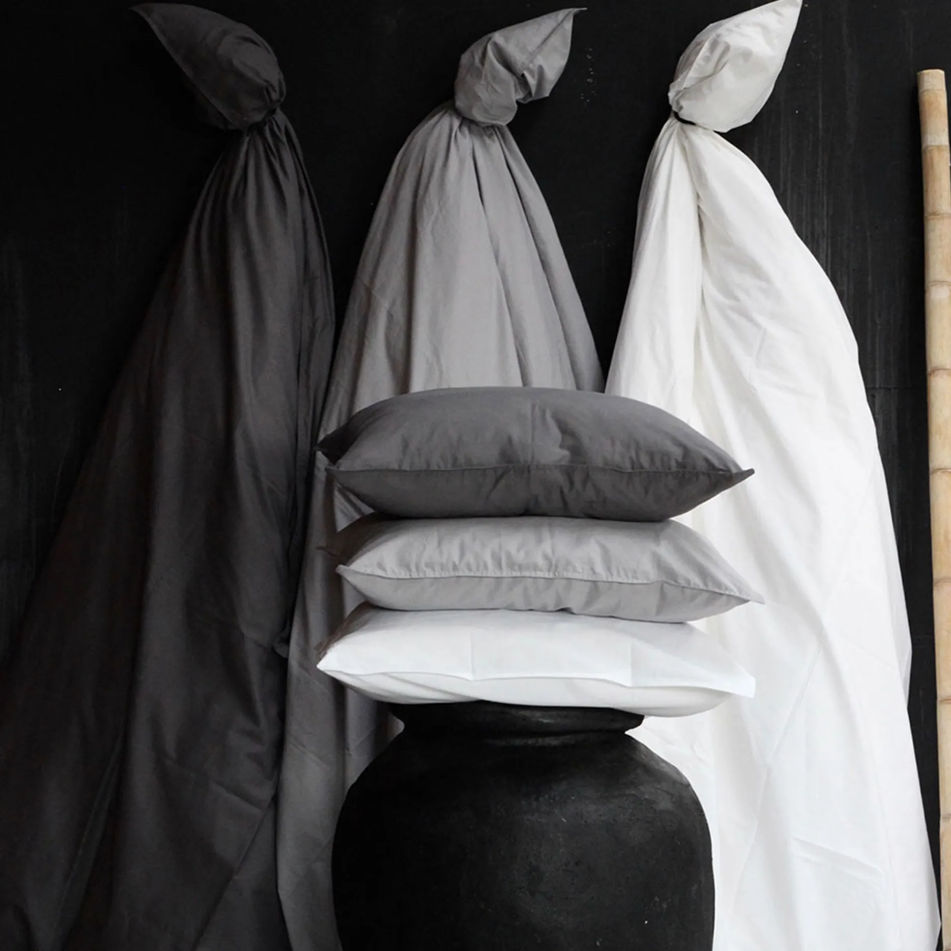 Omhu Sengetøj-Percale sengetøj 140x220 cm hvid