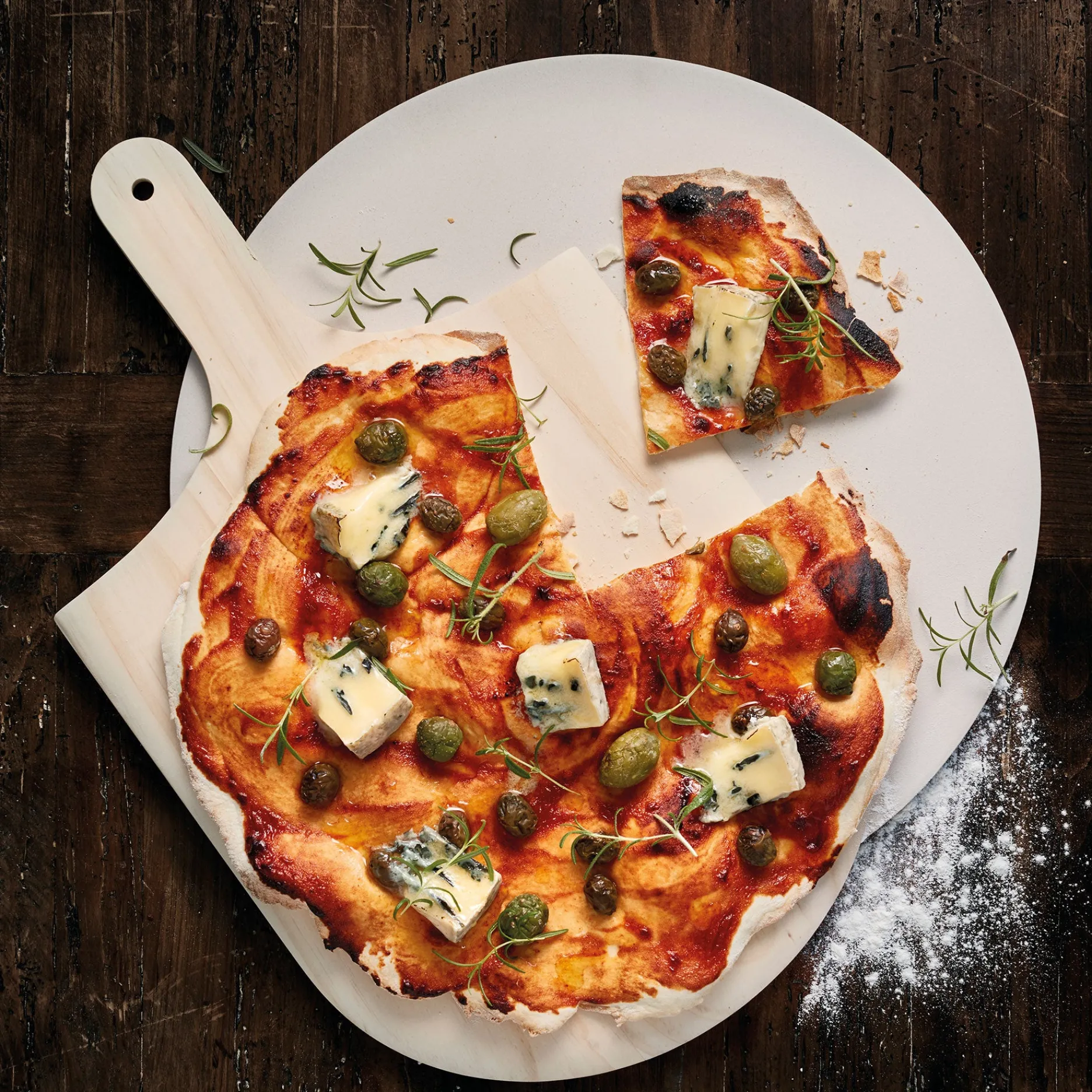 Funktion Grill-Pizzabagesten m/spade