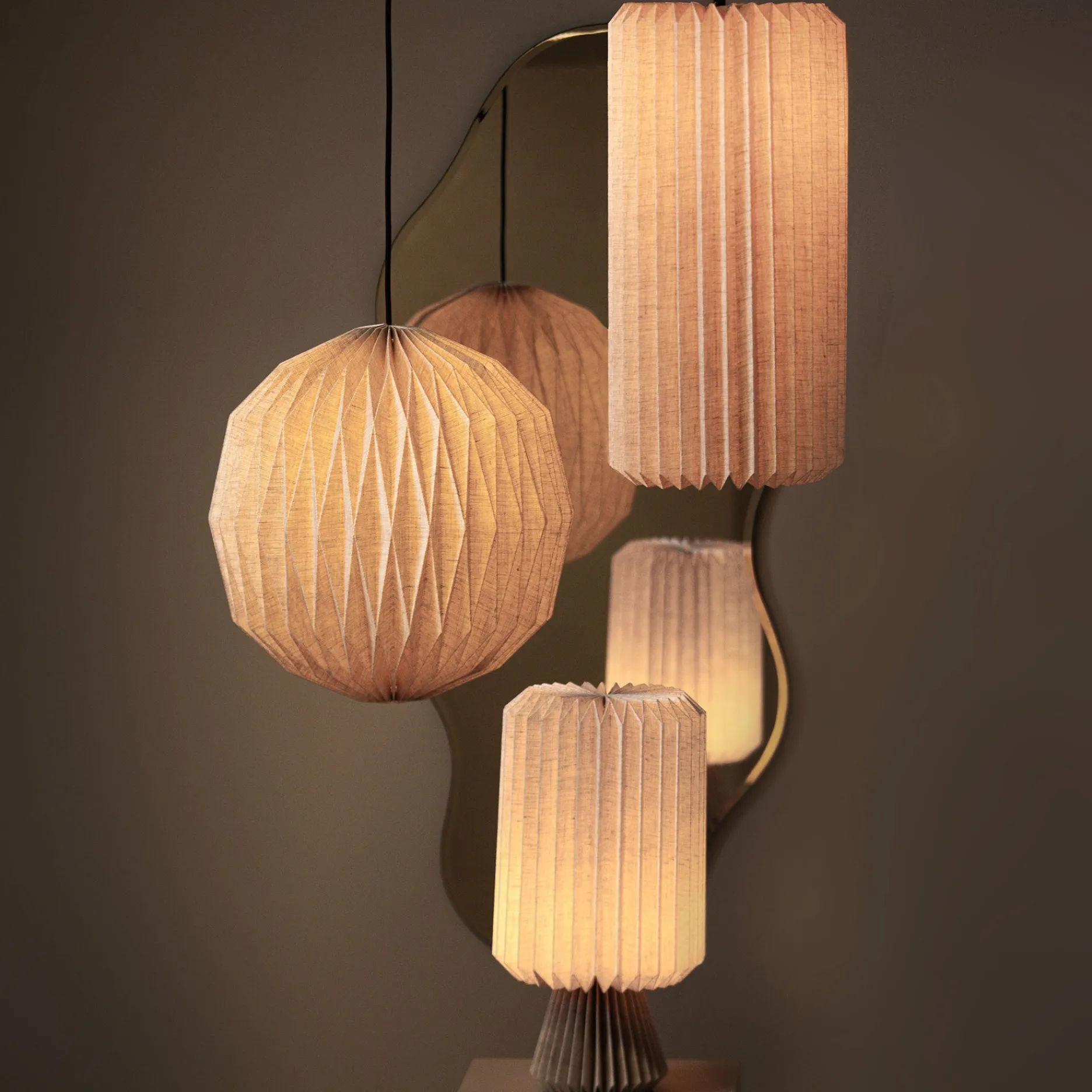 Sinnerup Bordlamper|Lamper & Belysning-Plica Bordlampe H41 cm