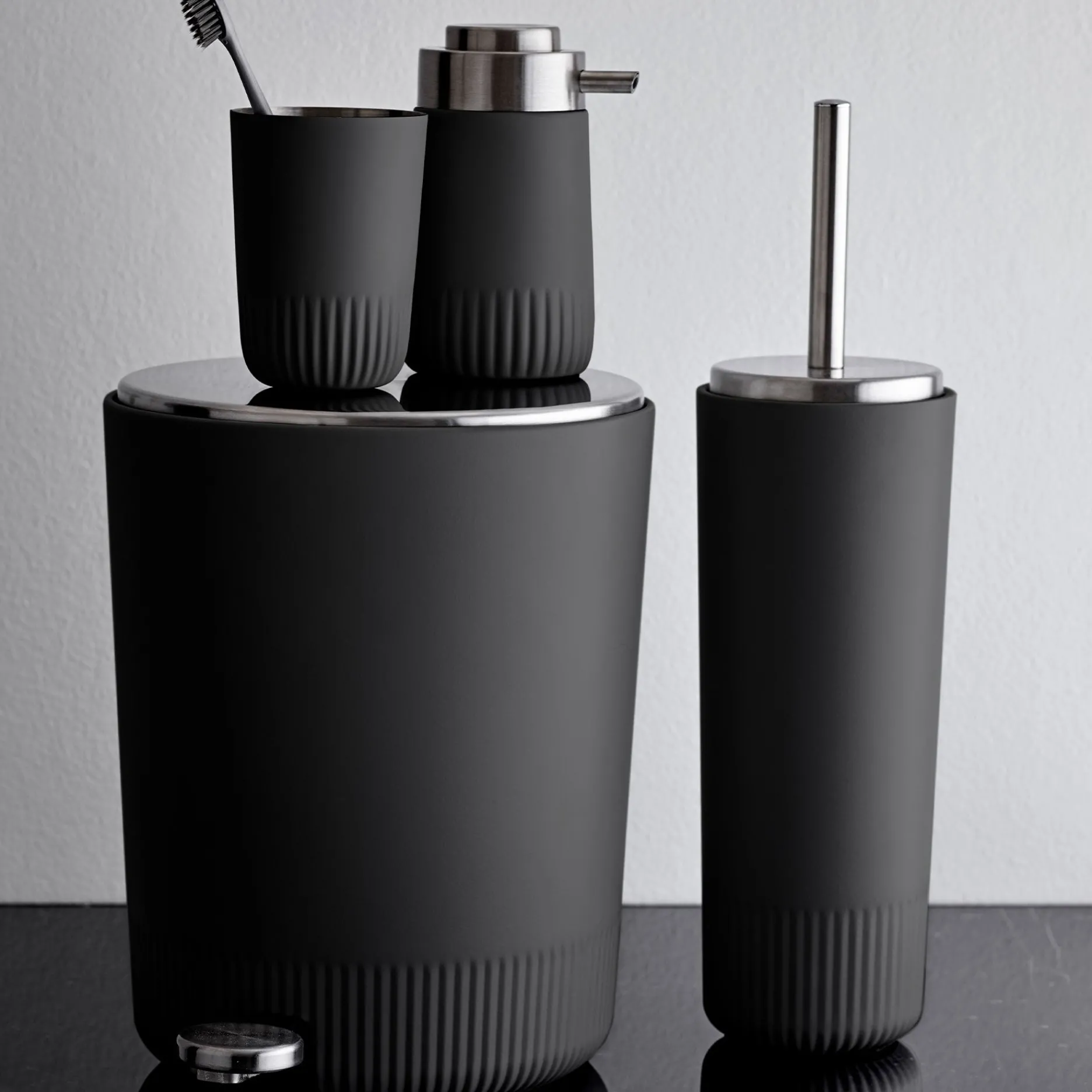 Södahl Sæbedispensere|Sæbedispensere-Plissé sæbedispenser ash
