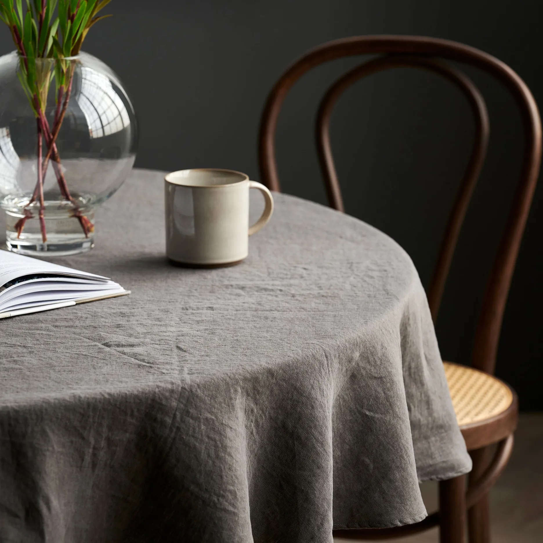 Södahl Tilbud|Duge-Pure Linen dug 140x270 cm earth