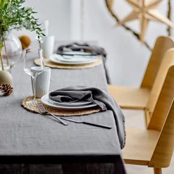 Södahl Tilbud|Stofservietter-Pure Linen serviet earth 2 stk