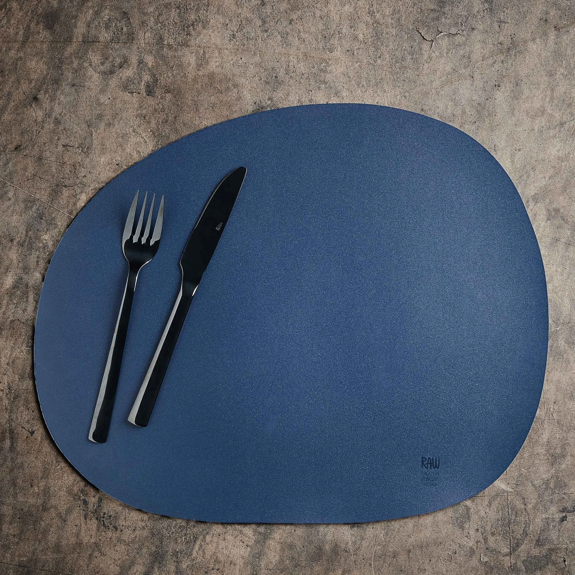 Aida Dækkeservietter-RAW dækkeserviet soft surface dark blue