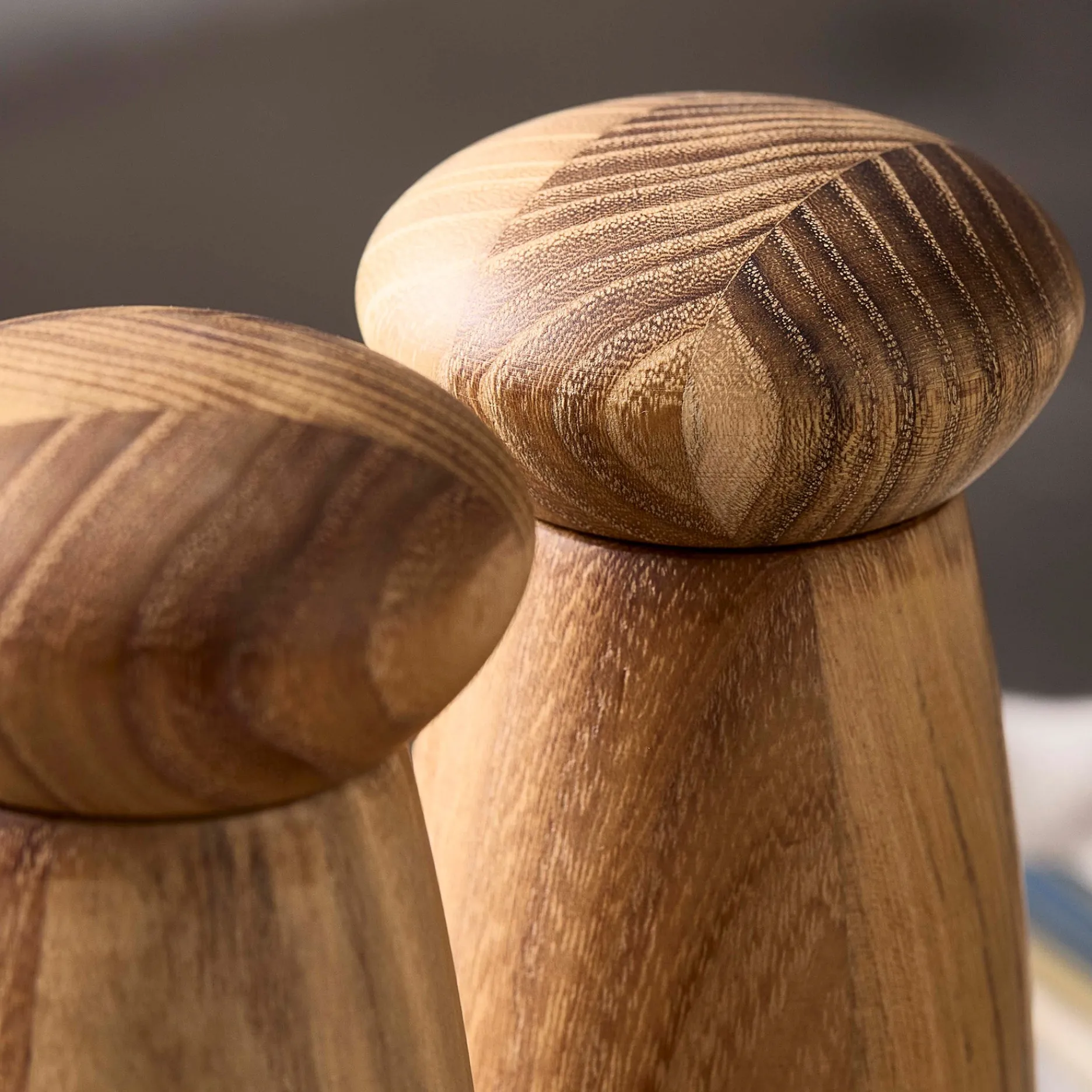 Aida Salt & Peber-RAW kværnsæt m/bakke H13,4 cm teak