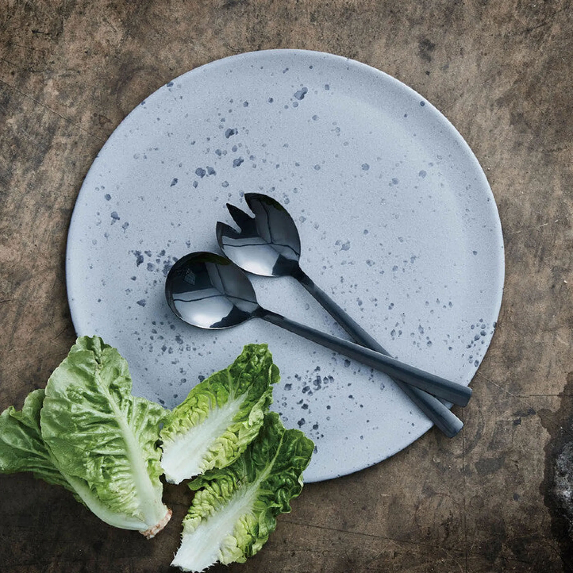 Aida Bestik-RAW salatsæt sortfarvet