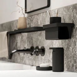 Zone Sæbedispensere|Sæbedispensere-Rim sæbedispenser 14,4 cm sort