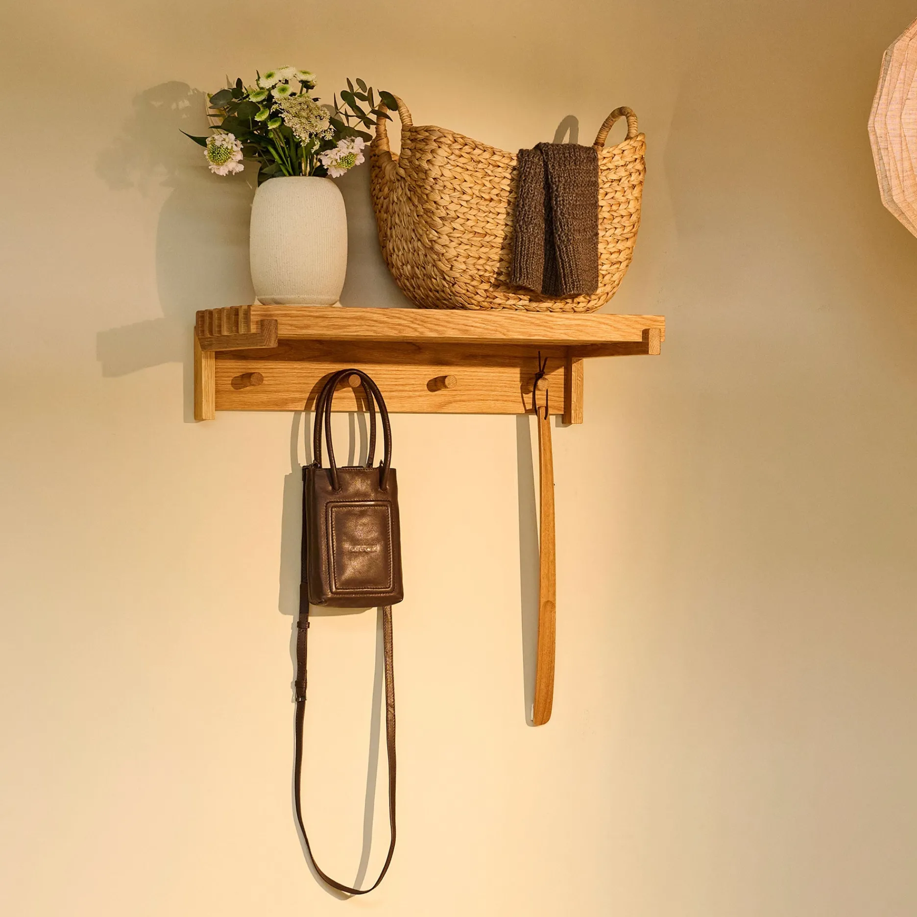 Furniture by Sinnerup Knager|Hylder-Samsø Vintage multi hylde FSC certificeret egetræ L65 cm