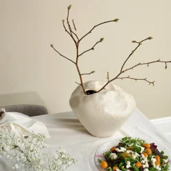 Sinnerup Vaser-Sculpted bred vase Ø27 cm