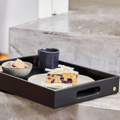 Andersen Furniture Serveringsbakker-Serveringsbakke 40x28 cm sort