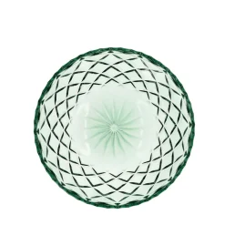 Lyngby Glas Stel-Sorrento asiet 4 stk. grøn