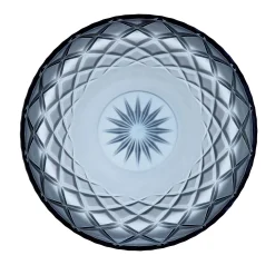 Lyngby Glas Stel-Sorrento fad 30 cm blå