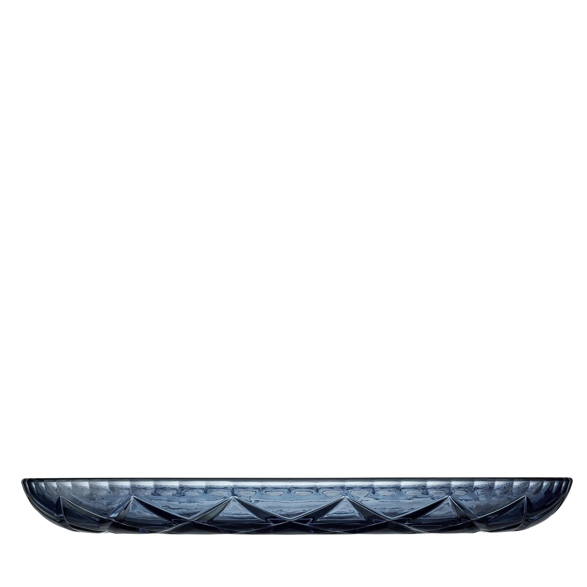 Lyngby Glas Stel-Sorrento fad 30 cm blå
