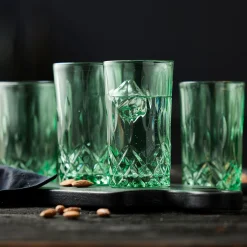 Lyngby Glas Bar & Vin|Glas-Sorrento highball 4 stk. grøn