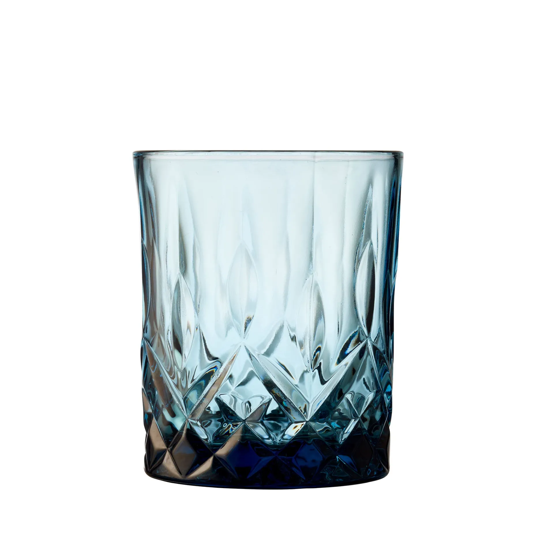Lyngby Glas Bar & Vin|Glas-Sorrento whiskyglas 4 stk. blå