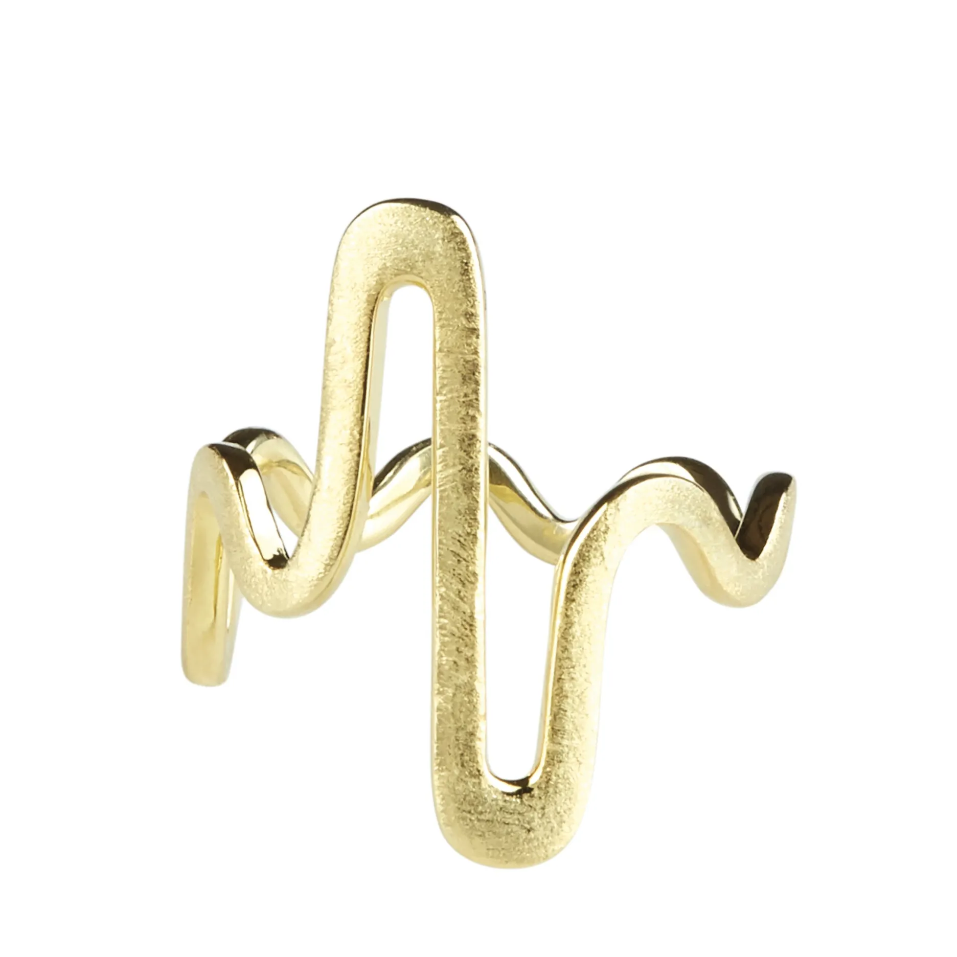 Silke Renée Ringe-SRSo Wavy ring børstet