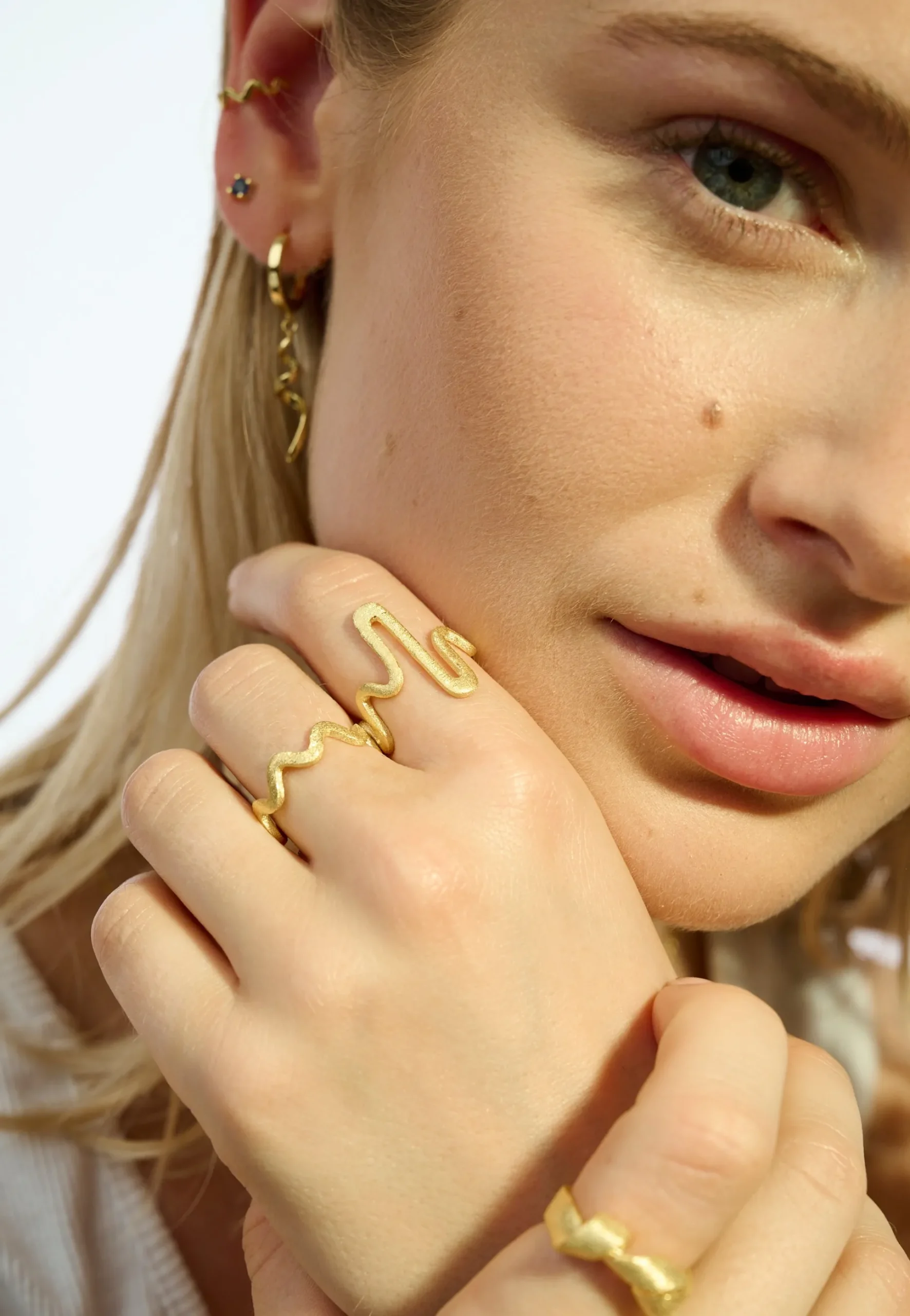 Silke Renée Ringe-SRWavy Ring Børstet
