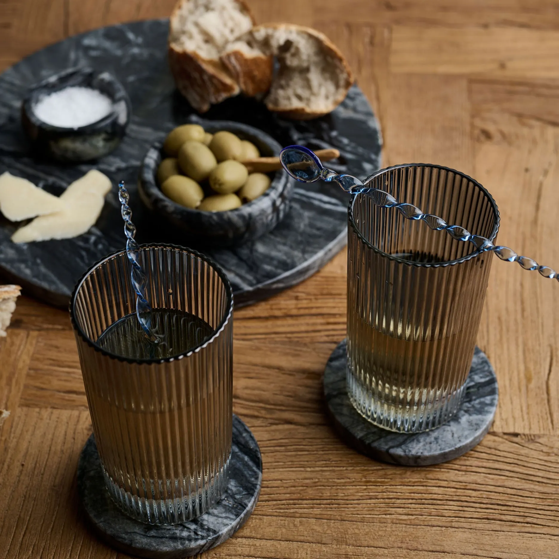 Sinnerup Bestik-Swirl Glasskeer 4 stk.
