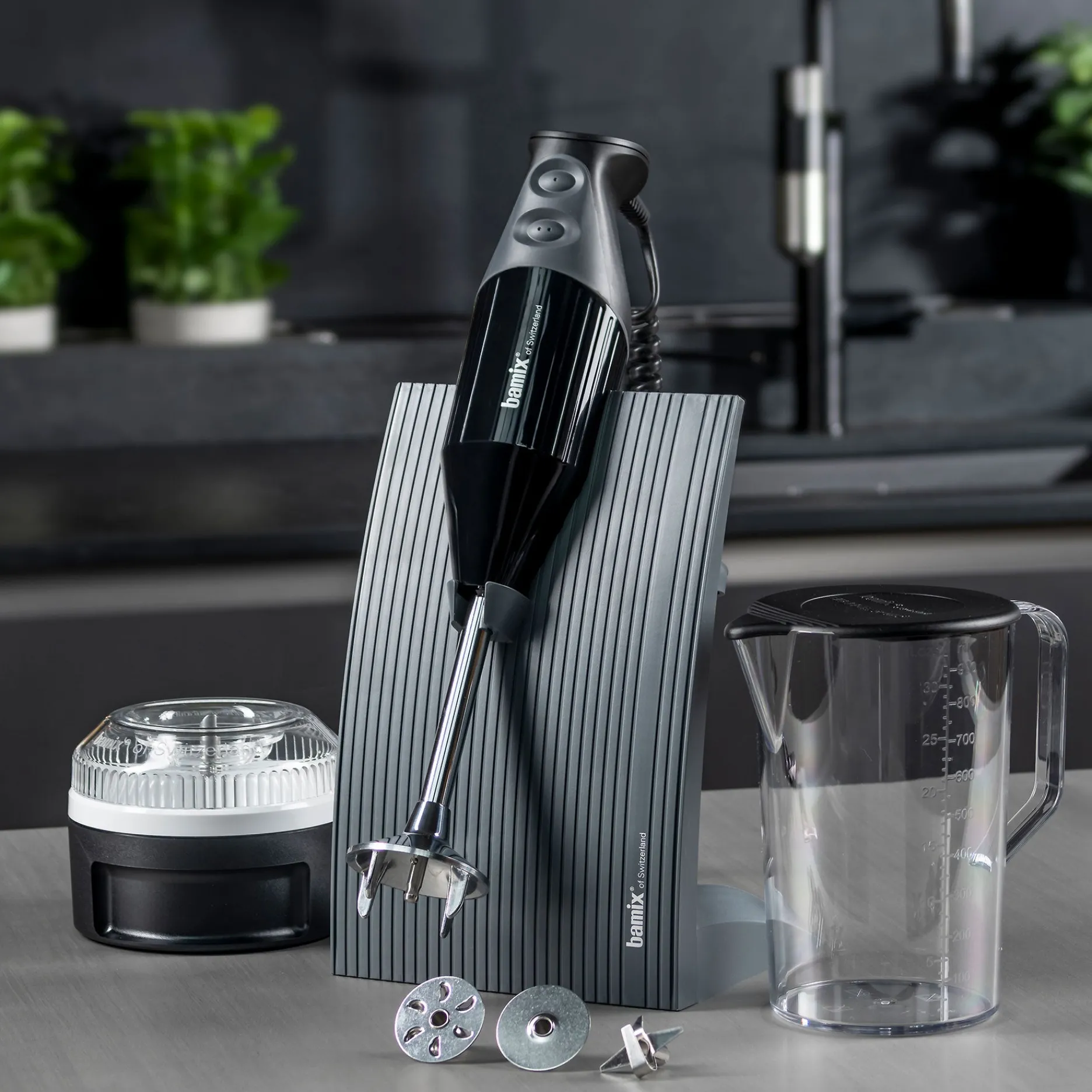 Bamix Køkkenmaskiner-Swissline stavblender 200W sort