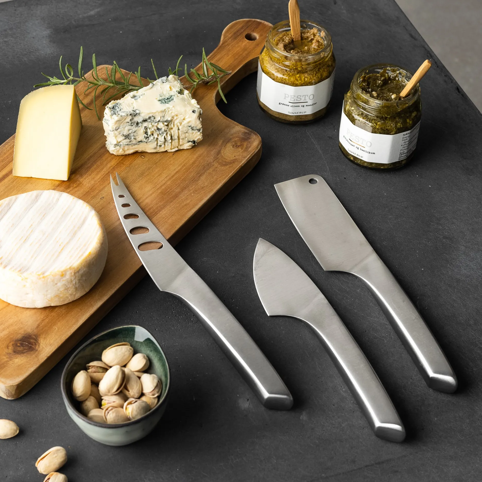Sinnerup Køkkenredskaber|Knive-Tapas knivsæt, 3 stk.