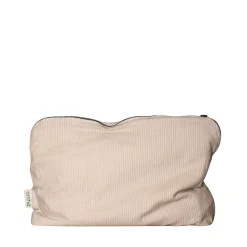 Omhu Wellness-Toilettaske 34x24 cm mini strib sand