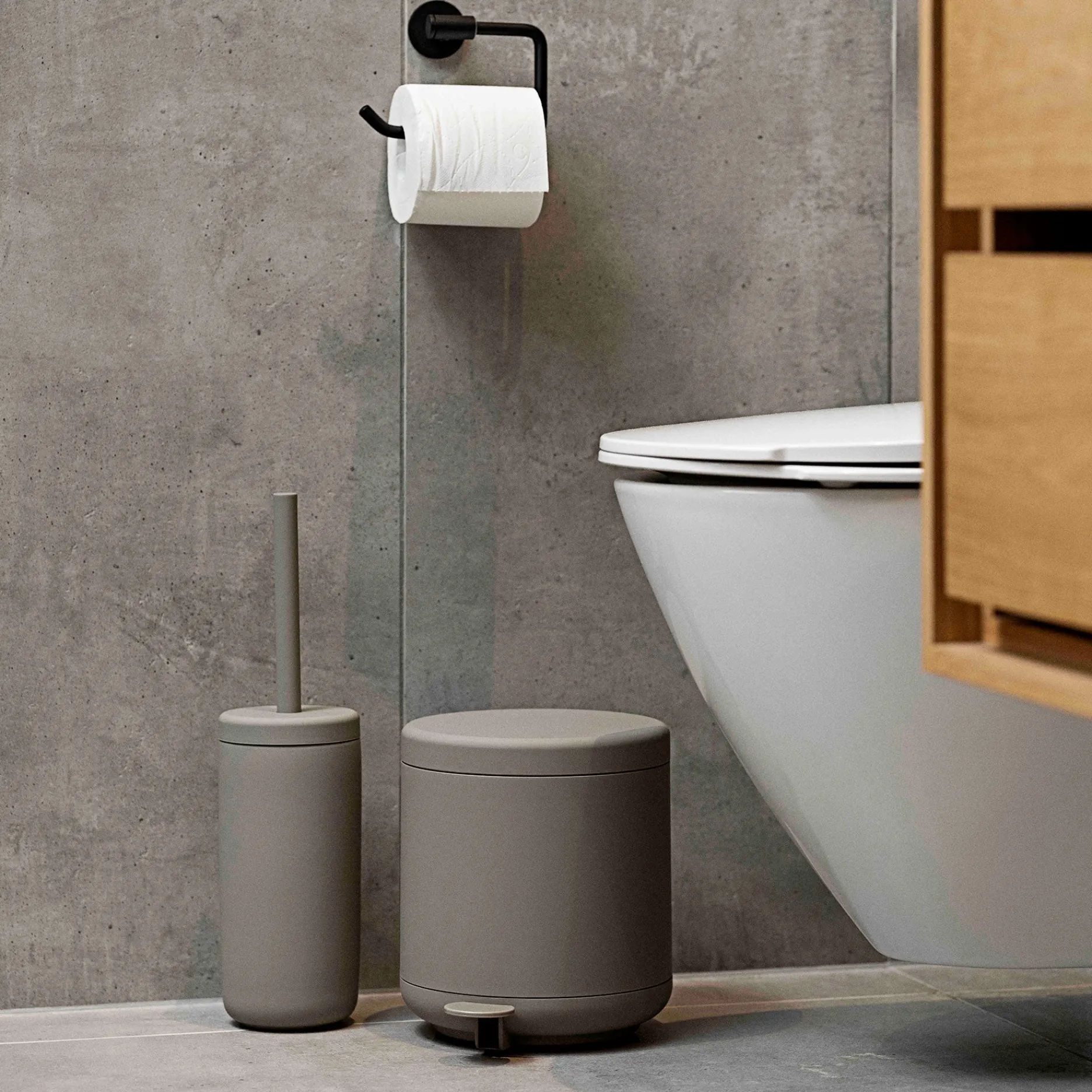 Zone Toiletbørster-Ume toiletbørste taupe