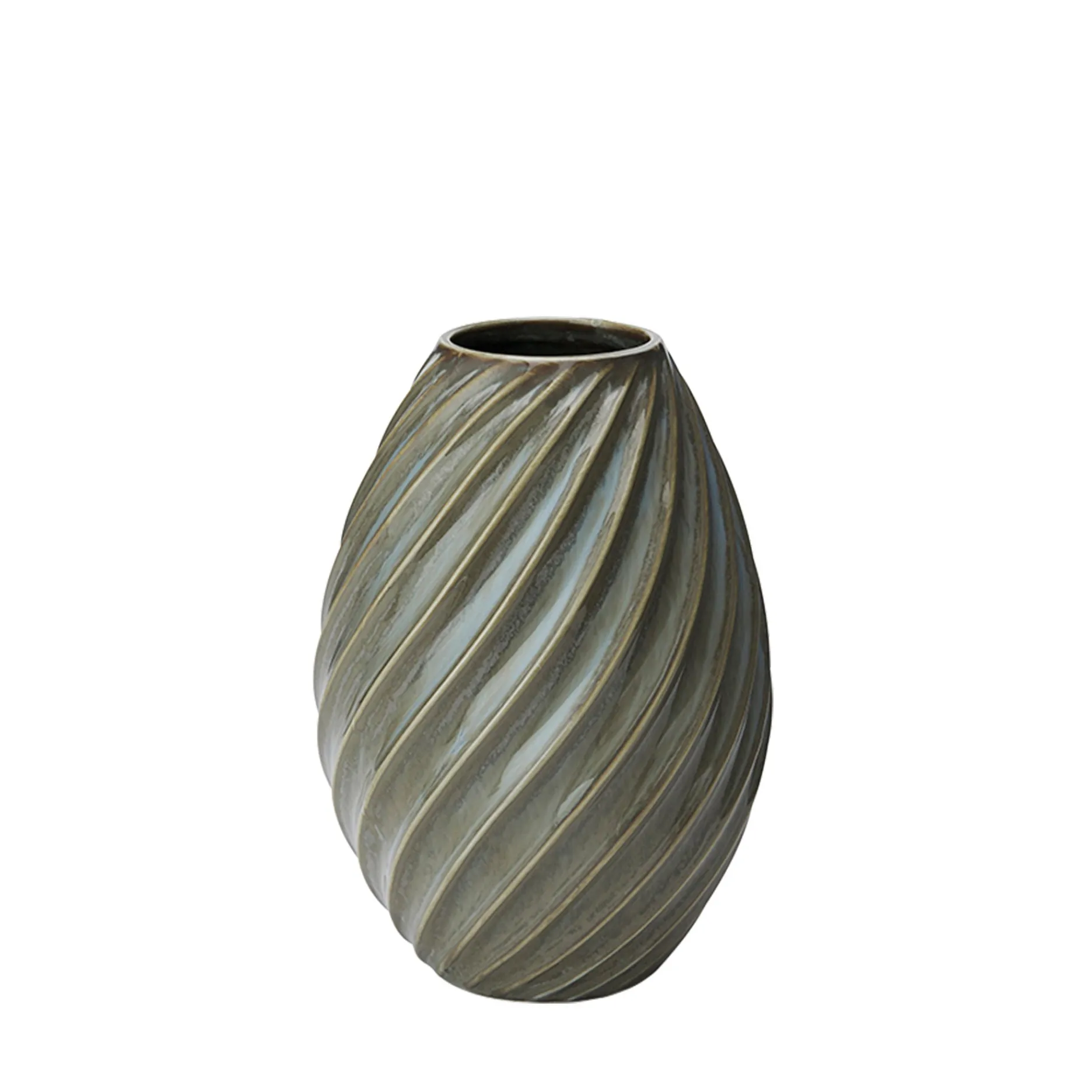 Morsø Vaser-Vase River 16 cm gråblå