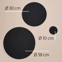Sinnerup Dækkeservietter-Vendbar coasters Ø10 cm 4 stk.