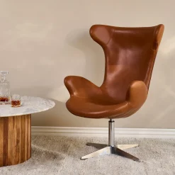 Furniture by Sinnerup Loungestole-Victor lædersæde