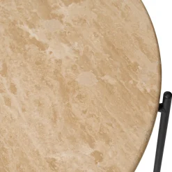Furniture by Sinnerup Sofaborde-Viola III sofabord i travertin Ø80 cm