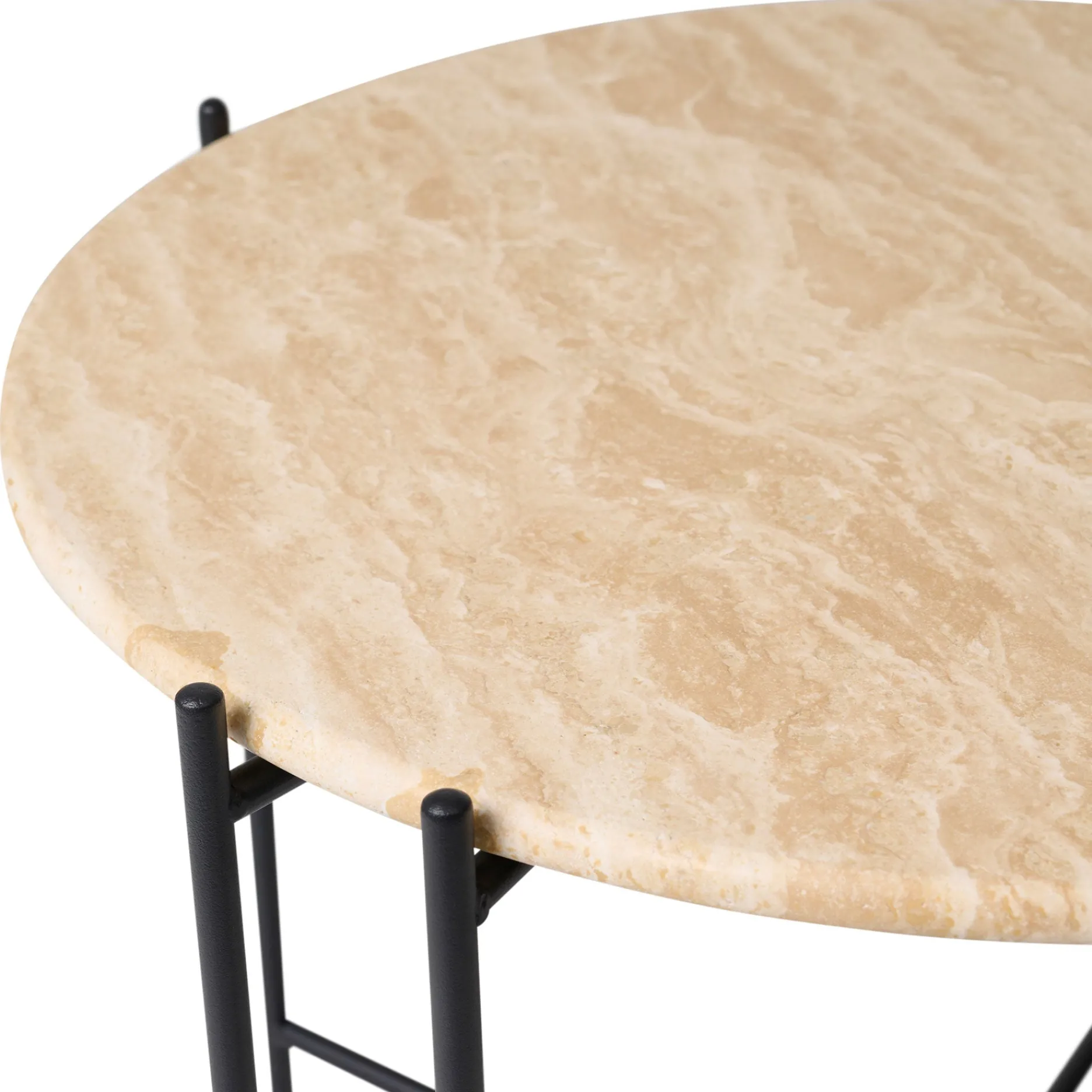 Furniture by Sinnerup Sofaborde-Viola III sofabord i travertin Ø60 cm