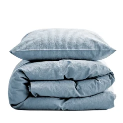 Södahl Sengetøj-Wave sengetøj 140x220 cm linen blue