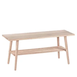 Furniture by Sinnerup Bænke-Wood II bænk - hvidpigmenteret FSC certificeret egetræ