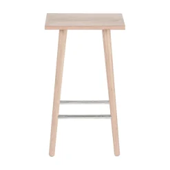 Furniture by Sinnerup Køkkenstole|Barstole-Wood II køkkenstol-hvidpigment FSC certificeret egetræ