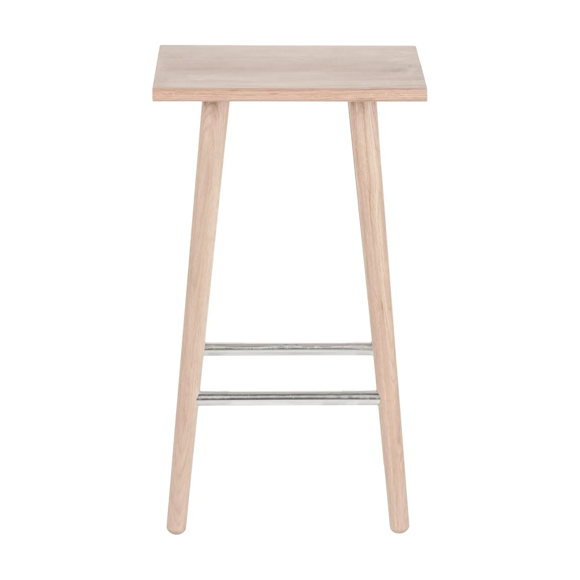 Furniture by Sinnerup Køkkenstole|Barstole-Wood II køkkenstol-hvidpigment FSC certificeret egetræ