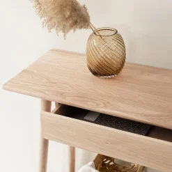 Furniture by Sinnerup Konsolborde-Wood II konsolbord FSC certificeret egetræ - hvidpigmenteret