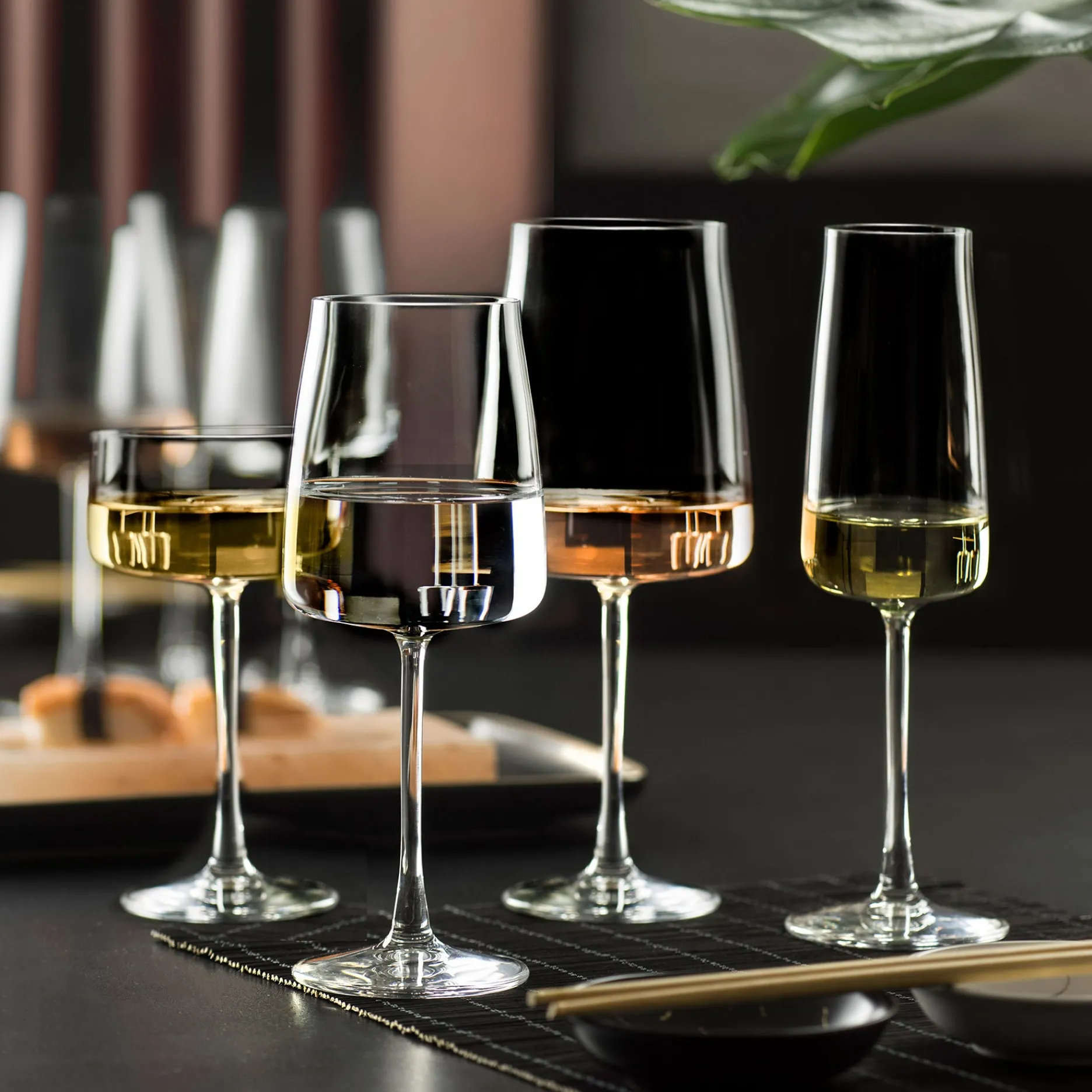 Lyngby Glas Tilbud|Bar & Vin-Zero hvidvinsglas 43 cl 4 stk